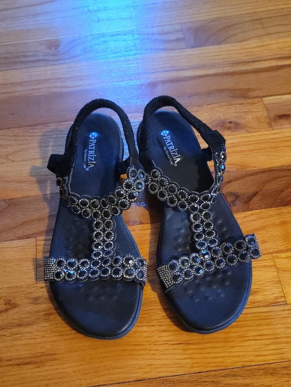 Patrizia Black Sandals, Size 9